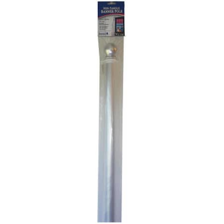 Annin Flagmakers 183 5 ft. Brushed Aluminum Banner Pole AN576350